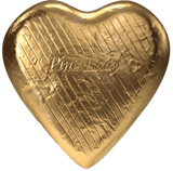 Pink Lady Dark Chocolate Hearts Gold Foil 30g