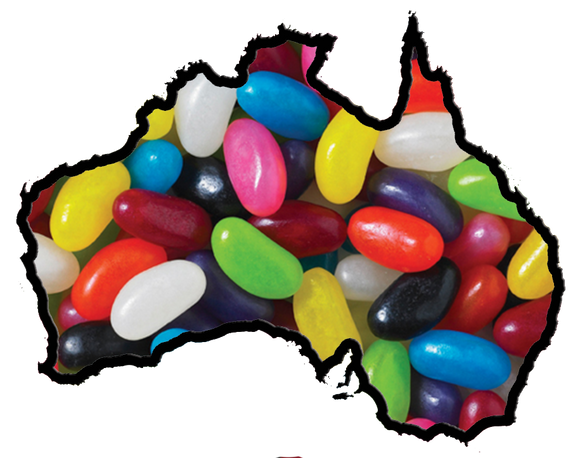Aussie Glucose Assorted Jelly Beans