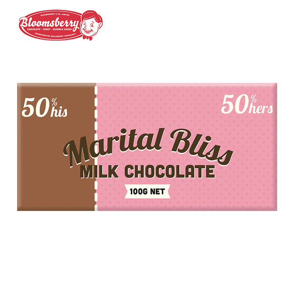 Bloomsberry Marital Bliss Milk Chocolate 100g