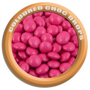 Lolliland Coloured Choc Drops Pink