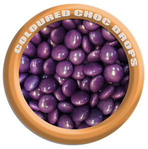 Lolliland Coloured Choc Drops Purple