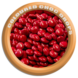 Lolliland Coloured Choc Drops Red