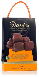 Davies Carry Me Away Dark Chocolate Ginger 150g