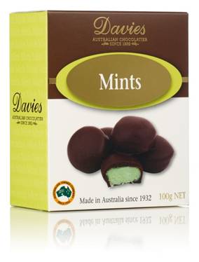 Davies Dark Chocolate Mint Creams 200g