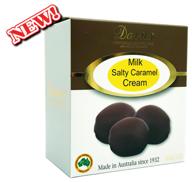 Davies Milk Chocolate Salty Caramel Cream 200g