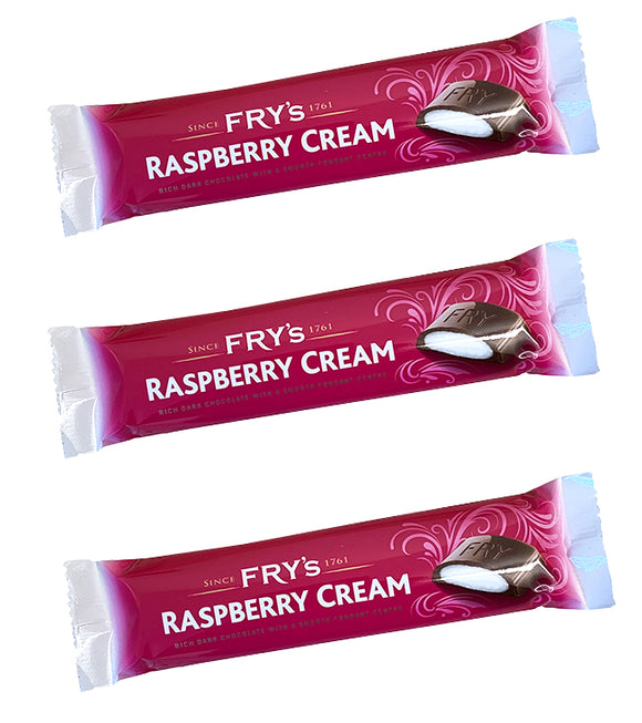 Frys Cream Bar Raspberry 3 x 49g Bars