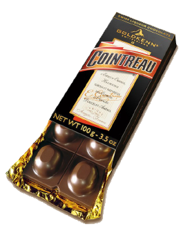 Goldkenn Milk Chocolate 32% with  Cointreau Liquer 100g