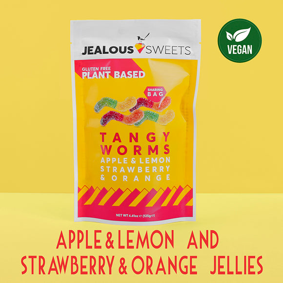 Jealous Sweets Tangy Worms Vegan 125g