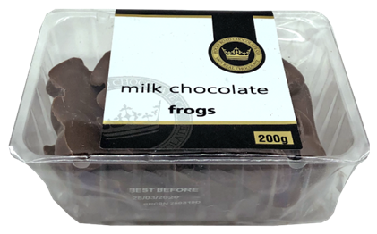 RRC Tubs Milk Chocolate Frogs 175g