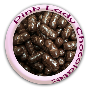 Pink Lady Dark Chocolate Licorice Bullets 200g