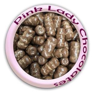 Pink Lady Milk Chocolate Licorice Bullets 200g
