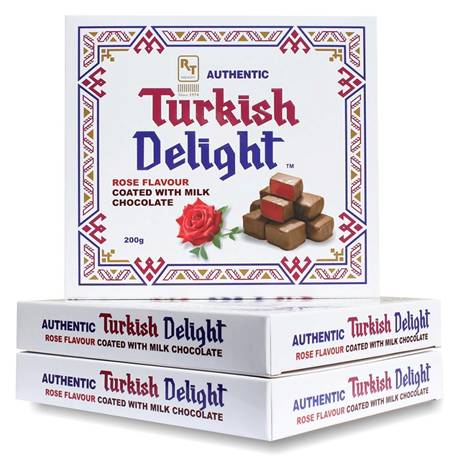RT Delight Milk Chocolate Rose Turkish Delight 200g