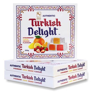 RT Delight Traditional Mixed Fruit Turkish Delight 250g