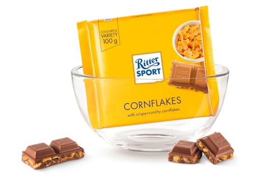 Ritter Sport Milk Chocolate Corn Flakes 100g