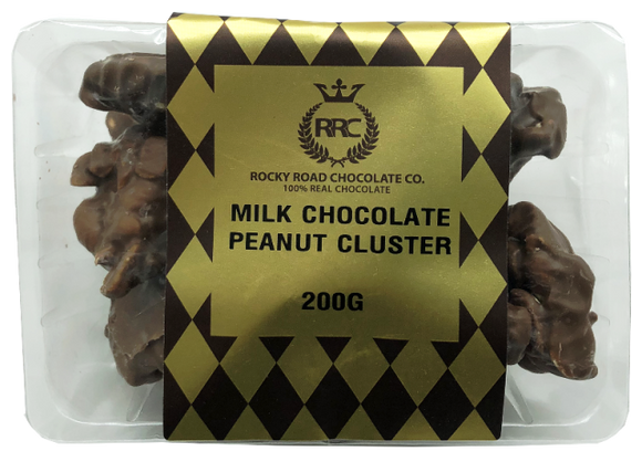RRC Tubs Milk Chocolate Peanut Clusters 200g