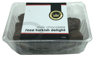RRC Tubs Milk Chocolate Rose Turkish Delight 250g
