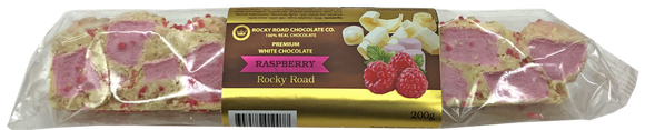 RRC White Chocolate Rocky Road raspberry 200g